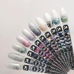 Гель лак для дизайна F.O.X Glow Glitter Gel 003, 5мл — изображение 2