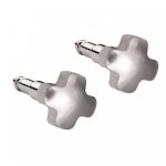 Сережки для проколу вух Nina у формі хрестика (без покриття)