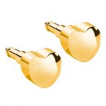 Сережки для проколу вух Nina у формі серця